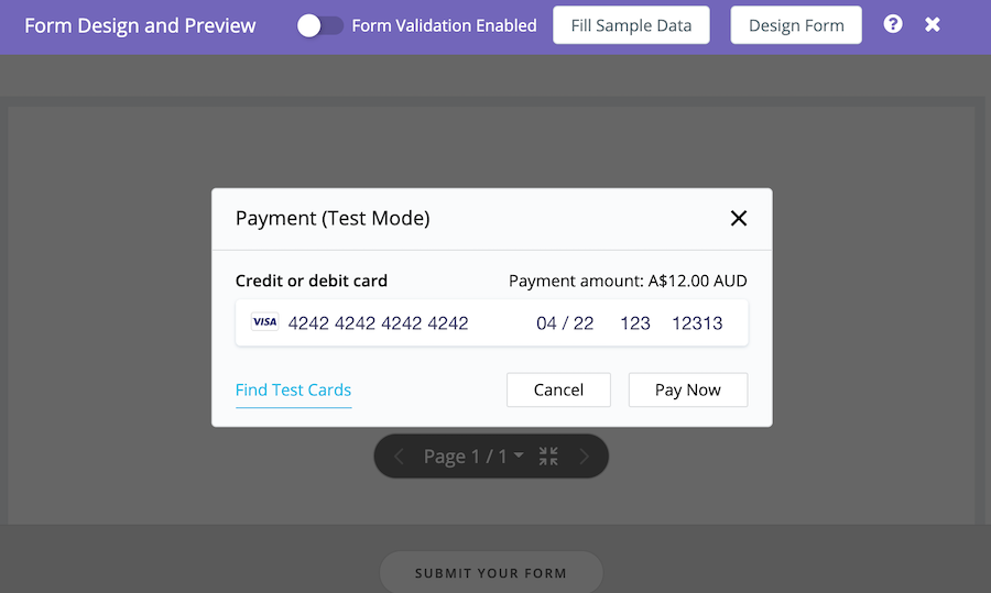 how to integrate PlatoForms with Stripe payment forms